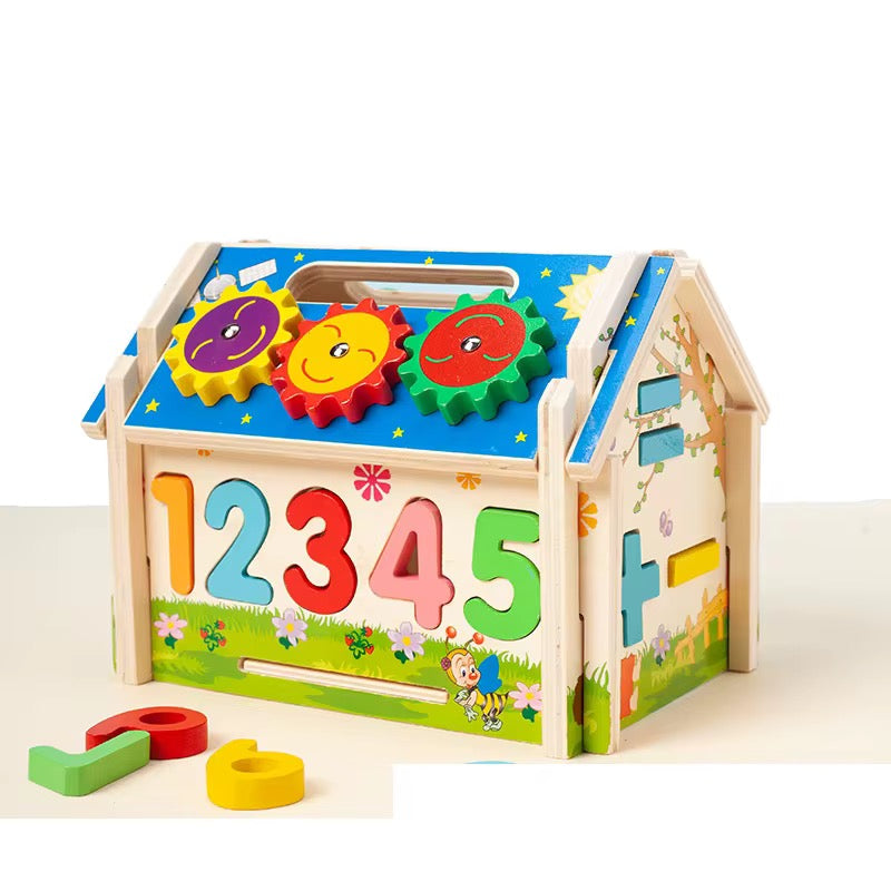 სათამაშო ხის სახლი