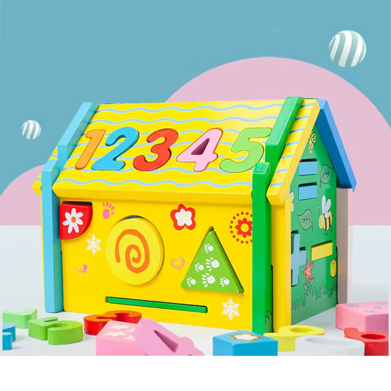 სათამაშო ხის სახლი