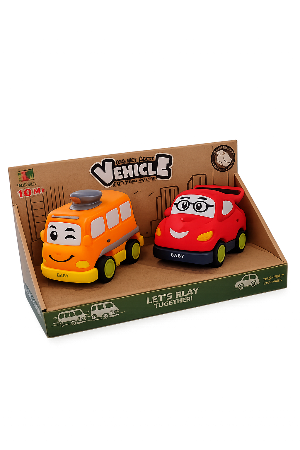 Plastic toy car