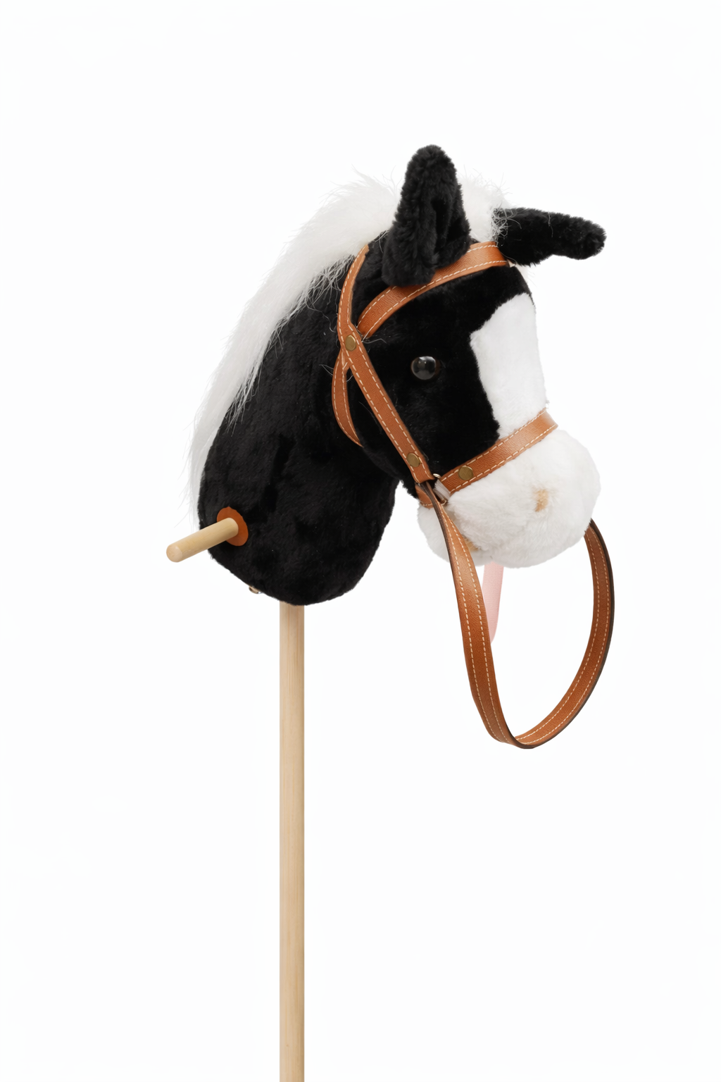 Toy horse head on a stick