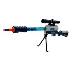 სათამაშო პლასტმასის იარაღი ნაკრებით