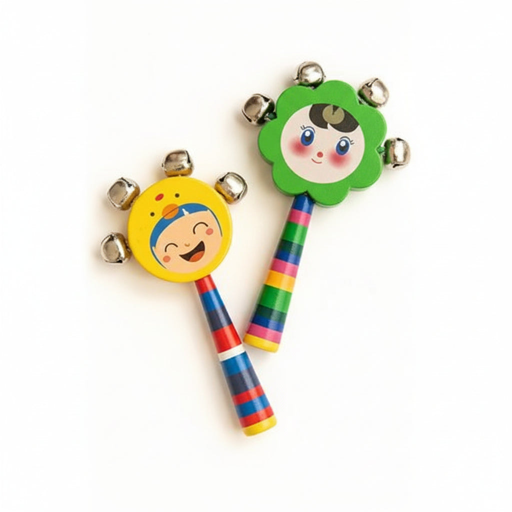 Wooden rattle toy