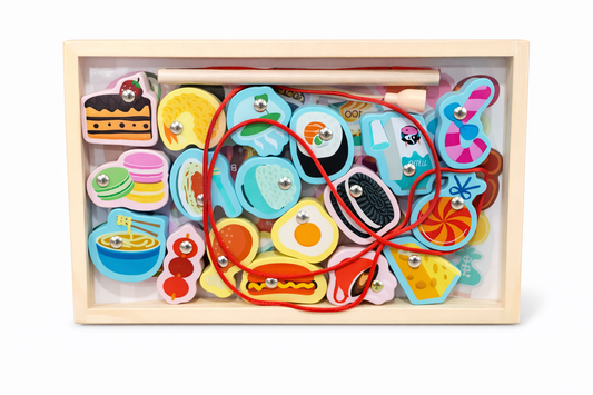 ხის სათამაშოების ნაკრები