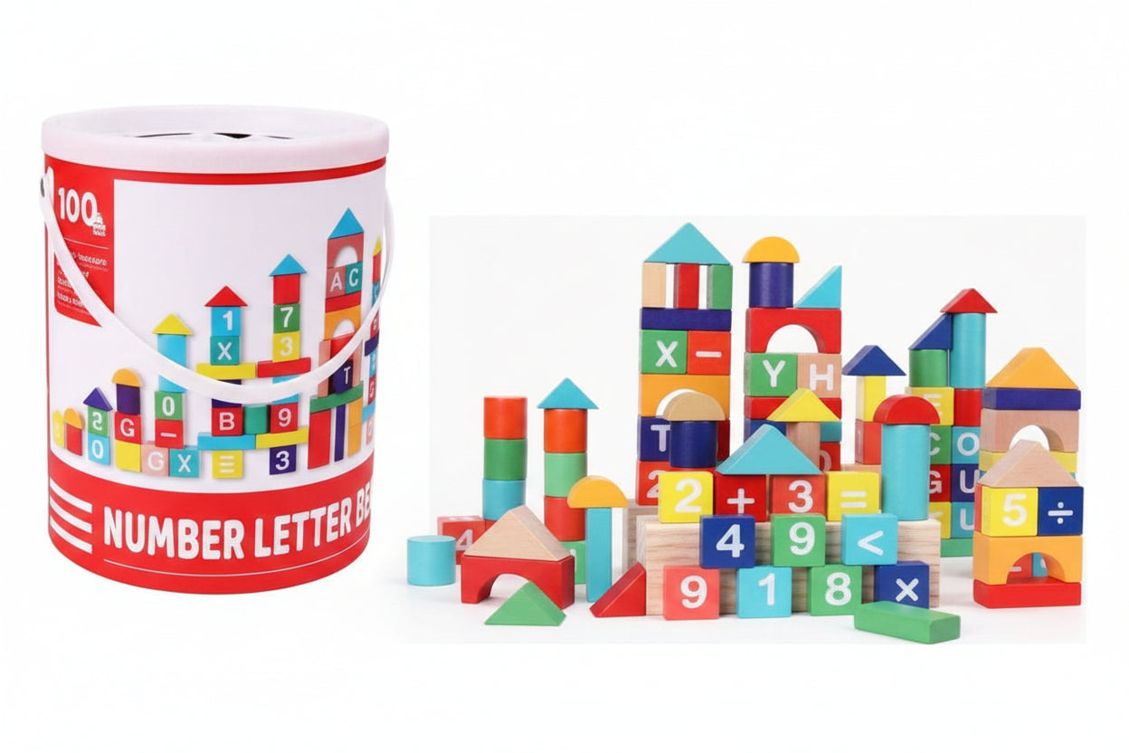 Wooden Arithmetic Cubes