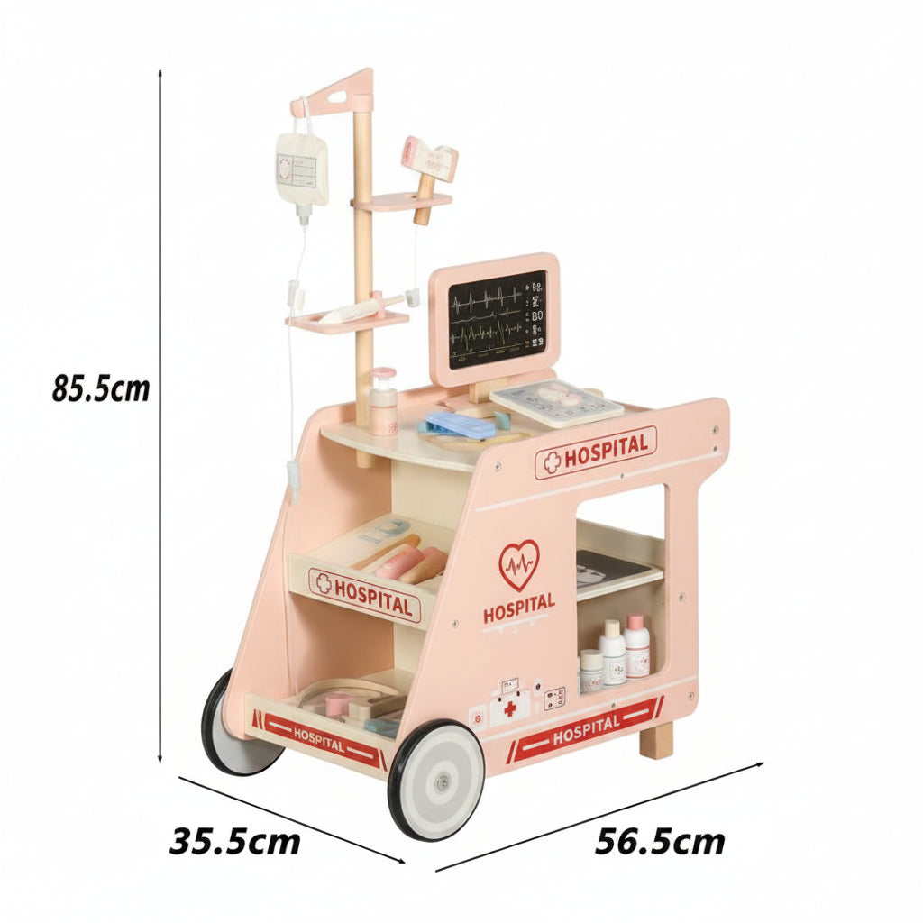 Wooden doctor's stand