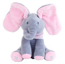 Talking soft toy - elephant (24 cm)