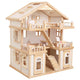 Wooden toy villa